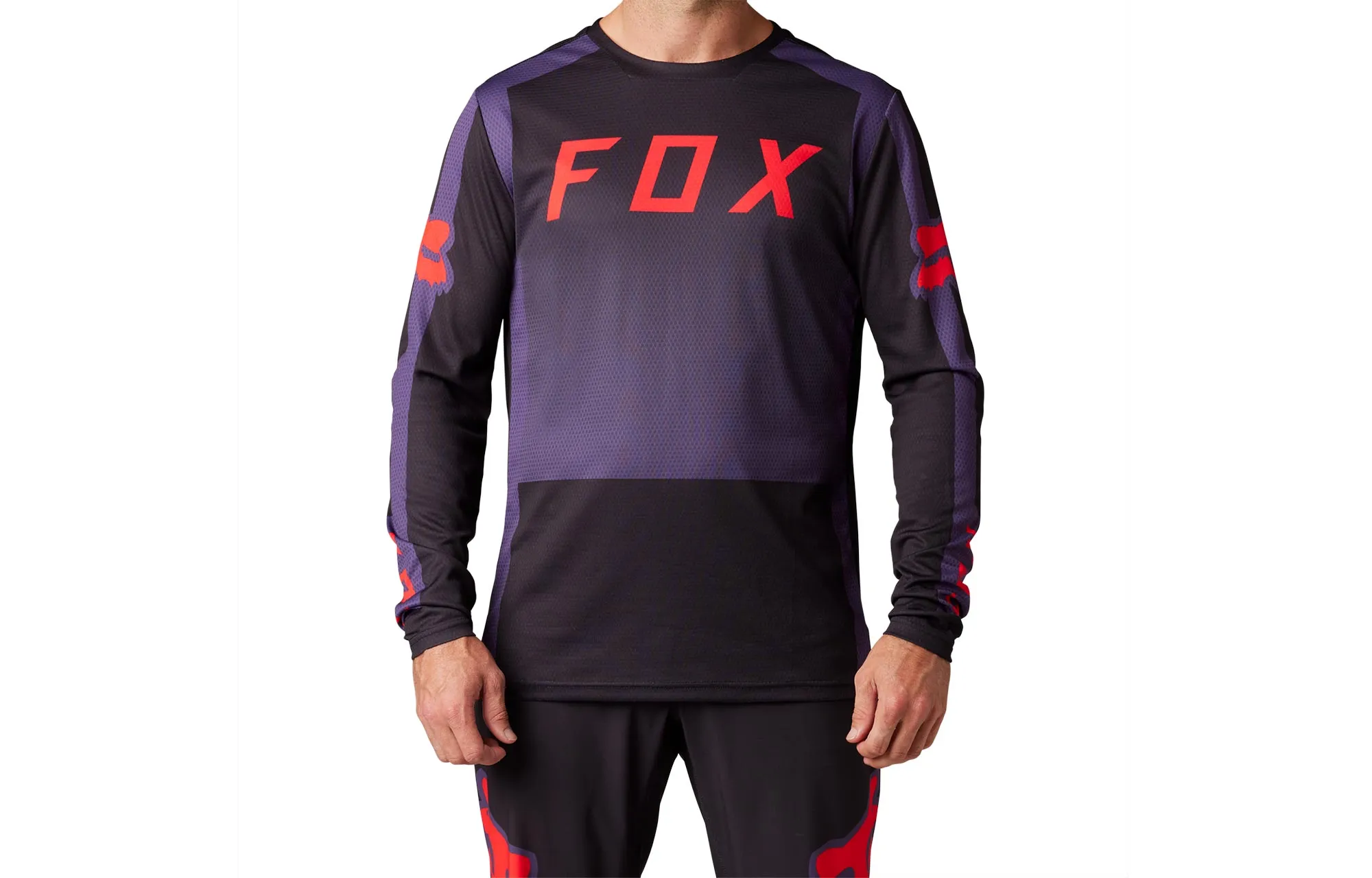 MAILLOT MANGAS LARGAS FOX DEFEND SANGRIA