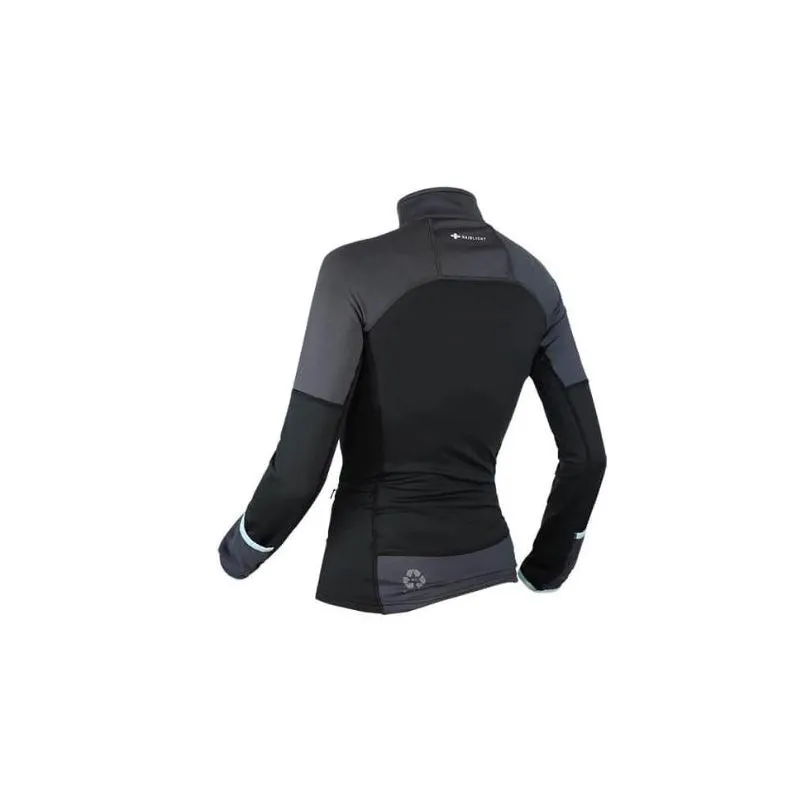 Manga larga Raidlight Wintertrail LS (negro/gris) mujer