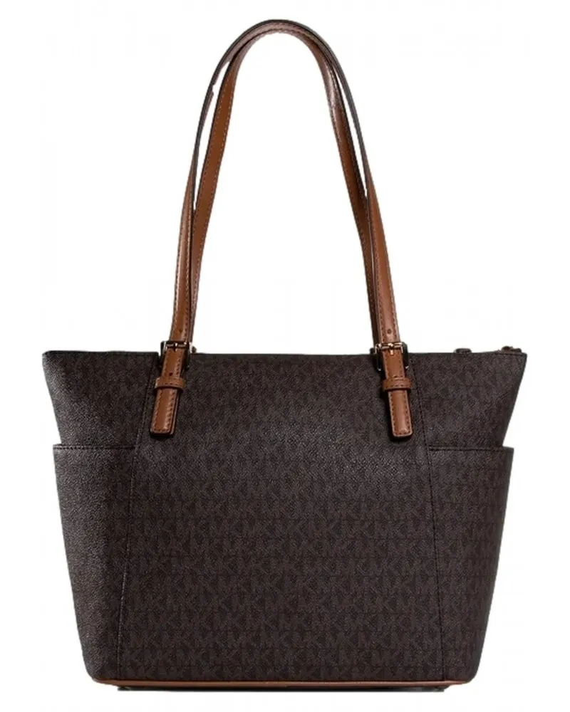 MICHAEL KORS - Bolso Jet Set Item Tote con Logos Color Marrón