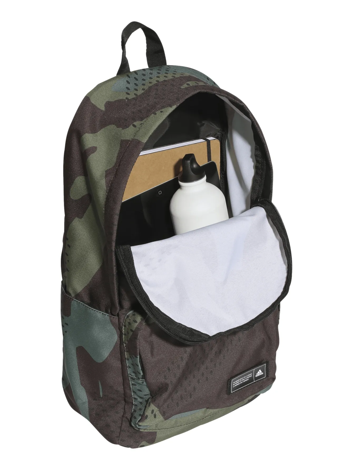 Mochila Adidas Classic Camo Color Gris