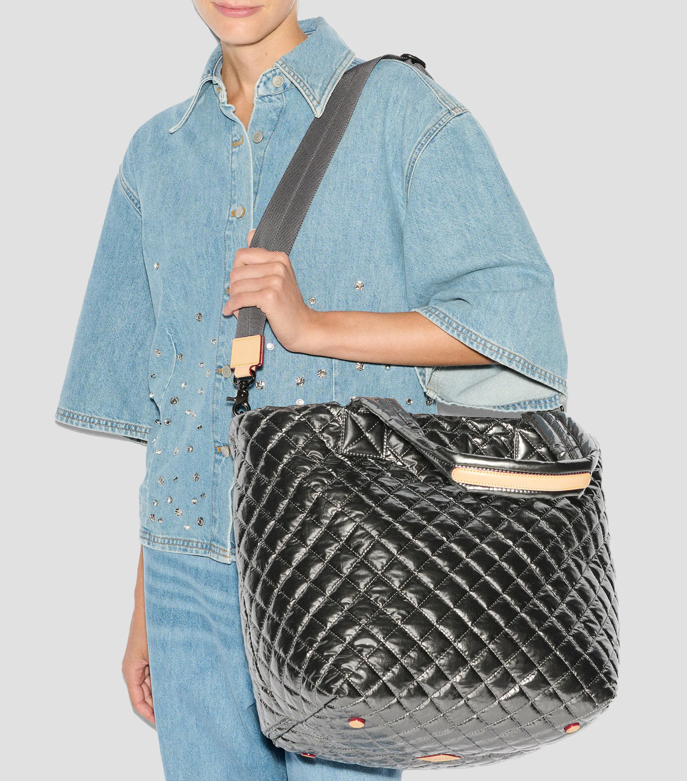 MZ Wallace Bolso Tote capitonado Mujer