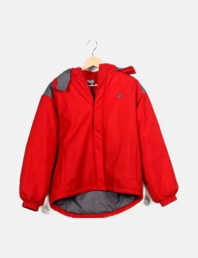 Nike Abrigo rojo capucha