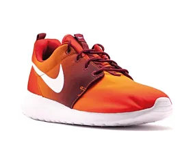 Nike Roshe One Print (816/team orange/blanco/burdeos)