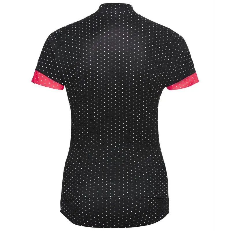 Odlo Collar Full Zip Essential (negro - rosa) maillot de ciclismo para mujer