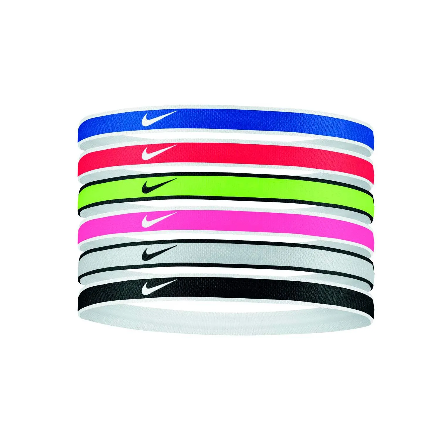 Pack 6 cintas de pelo Nike Swoosh