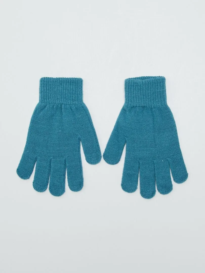 PACK DE 2 PARES DE GUANTES  AZUL