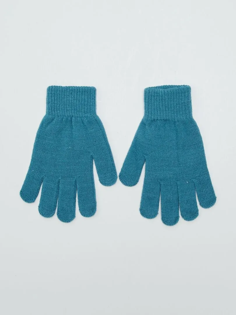 PACK DE 2 PARES DE GUANTES  AZUL