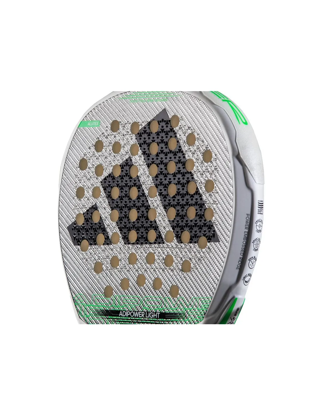 Pala de Padel adidas Adipower Light 3.3 White/Green