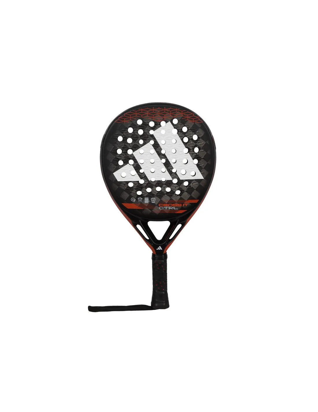 Pala de Padel adidas Cross It Ctrl Black/Solar Red