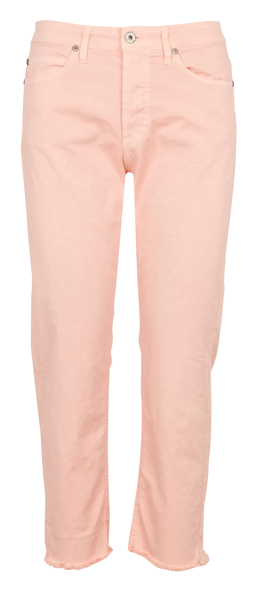 Pantalón 7/8 de algodón mezclado en naranja