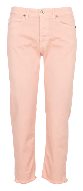 Pantalón 7/8 de algodón mezclado en naranja