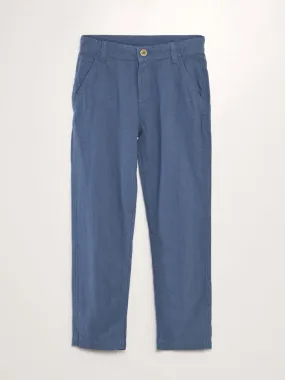 Pantalón chino ligero - AZUL