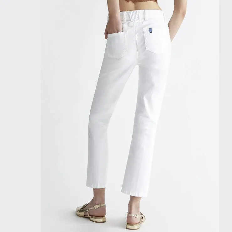 Pantalón Liujo UA4072 Blanco