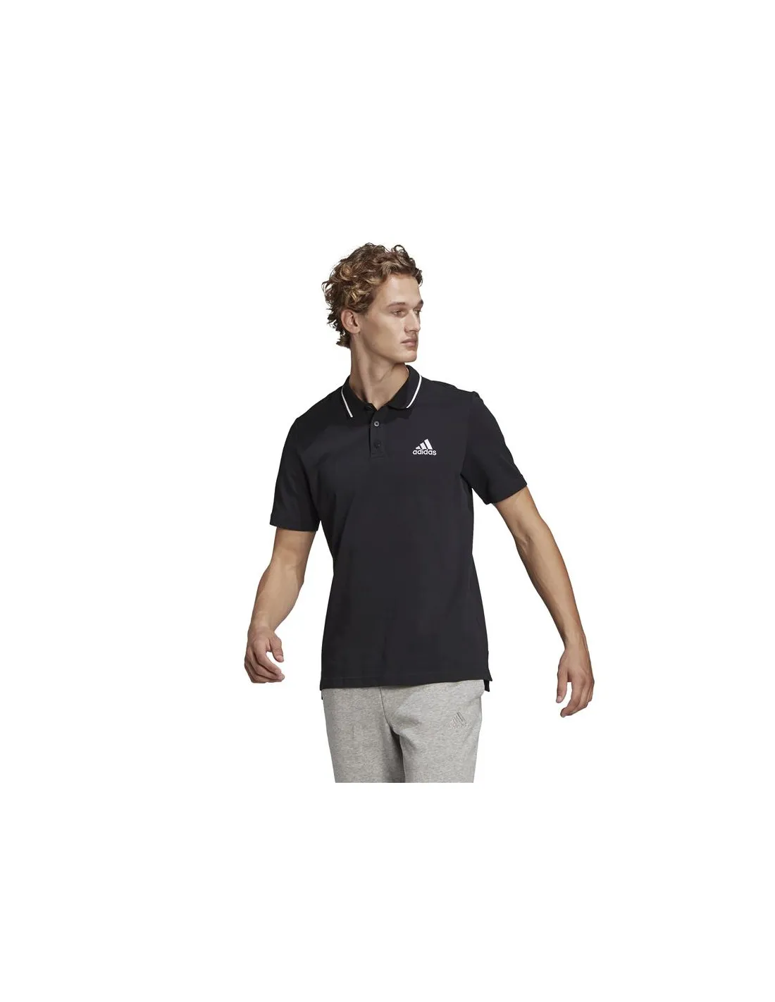 Polo adidas Aeroready essentials pique Small Logo M Black