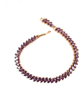 PULSERAS DE BISUTERIA FINA MORADA