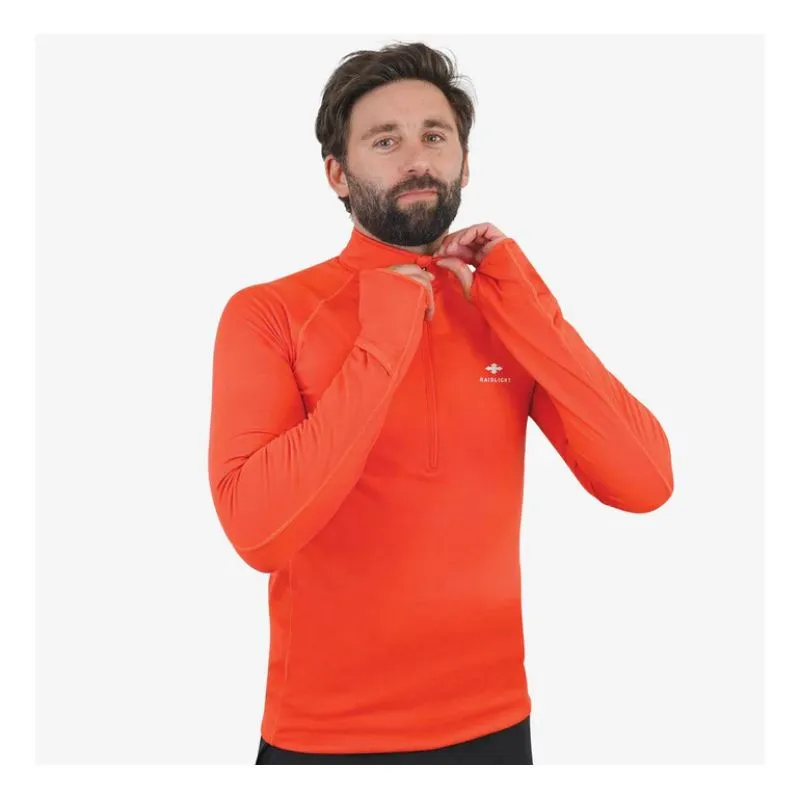 Raidlight MAILLOT ML WINTERTRAIL HOMBRE (NARANJA)