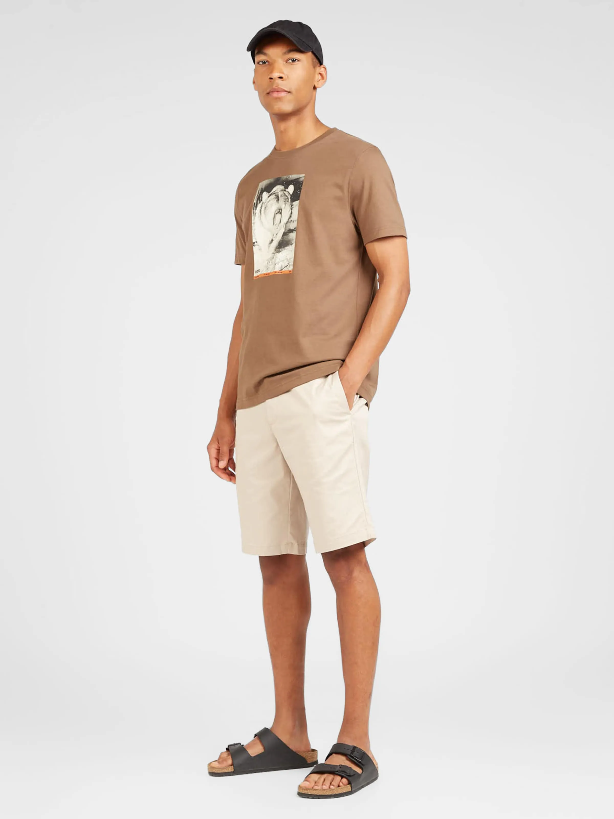 regular Pantalón chino Banana Republic en Beige