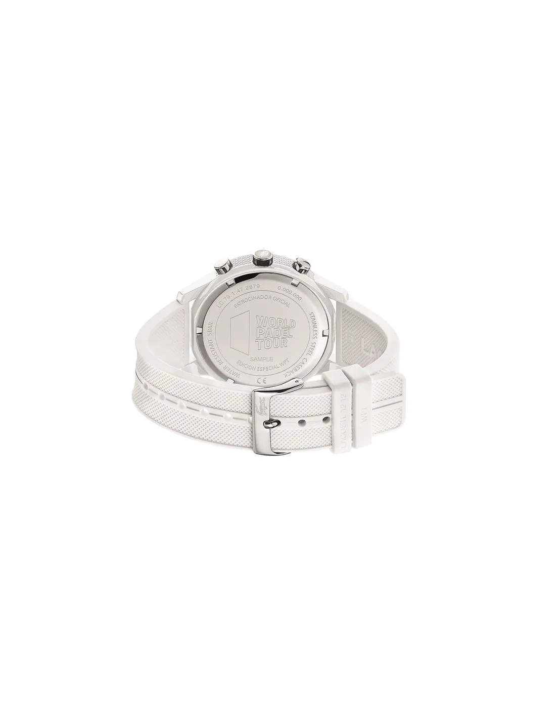 Reloj Lacoste Cronógrafo Edición Especial World Padel Tour 44mm Blanco