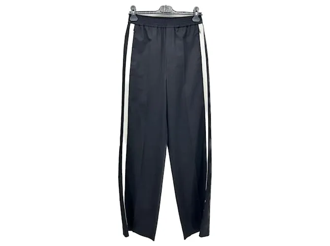 SANDRO Pantalón T.fr 36 poliéster Negro 