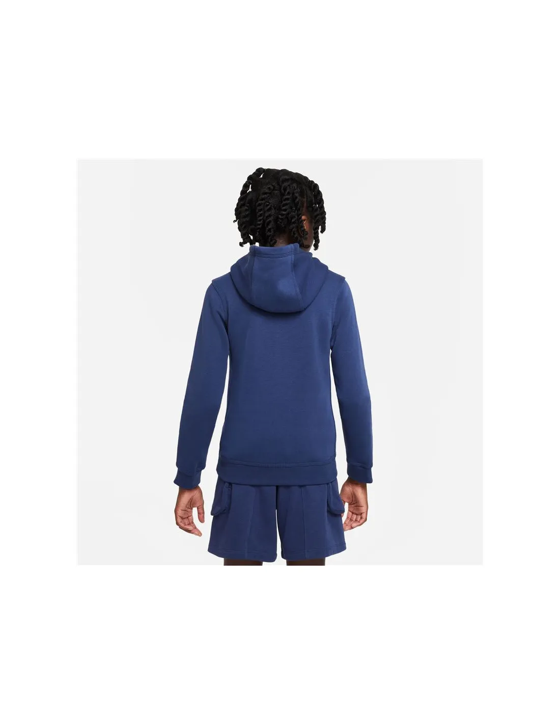 Sudadera Nike Sportswear Club Infantil Blue