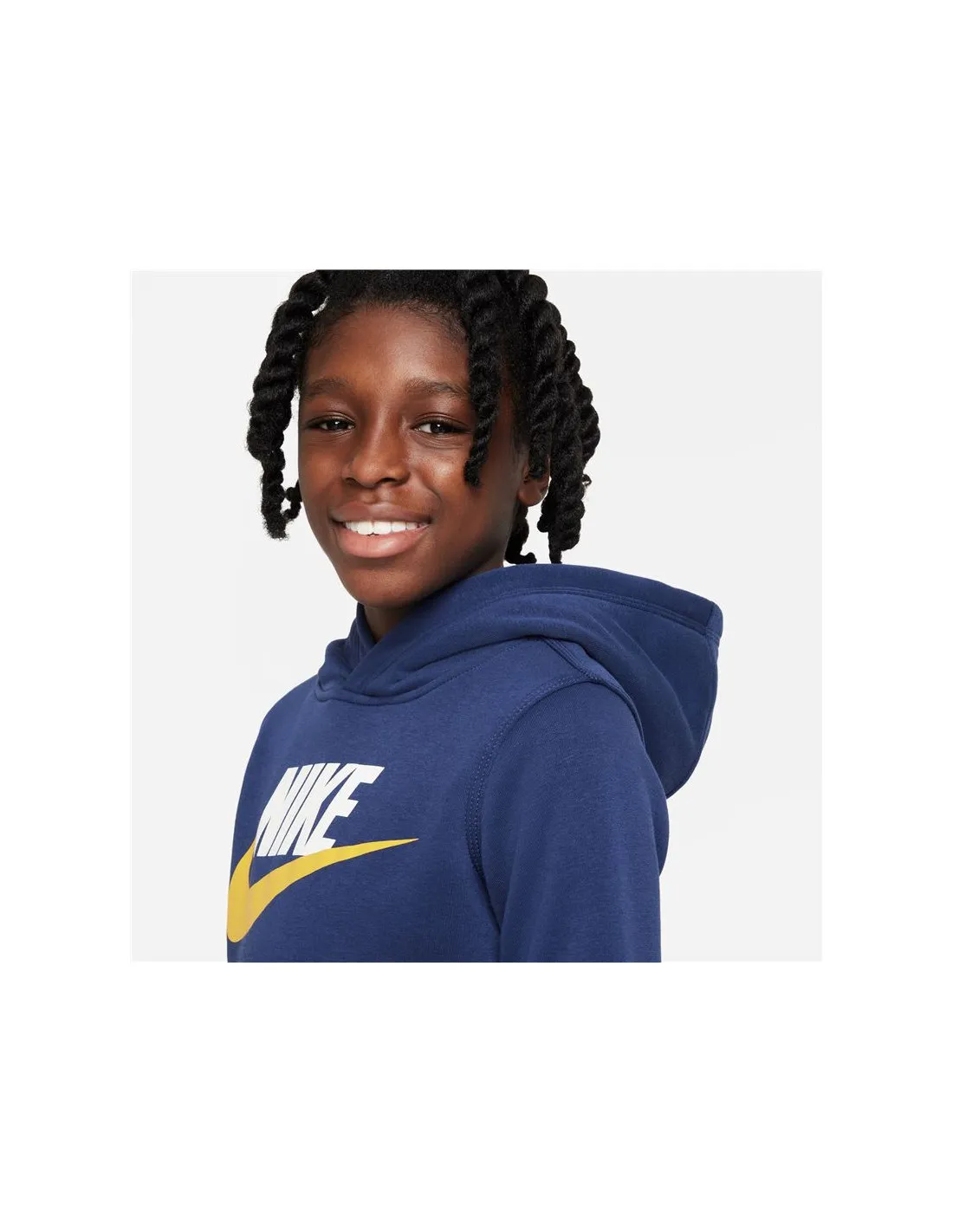 Sudadera Nike Sportswear Club Infantil Blue