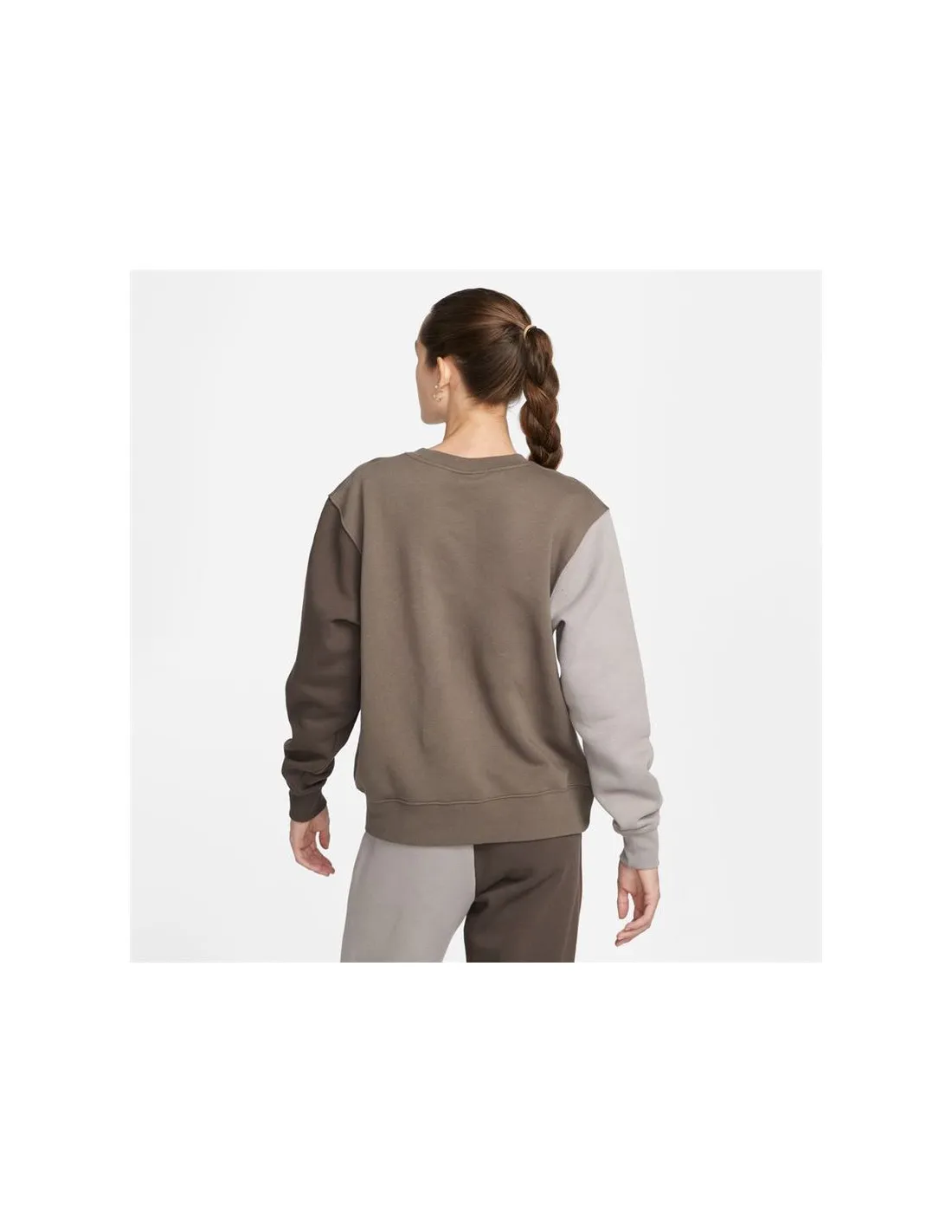 Sudadera Nike Sportswear Swoosh Mujer Brown