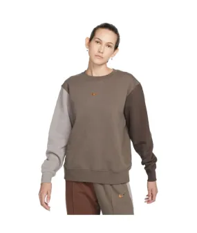 Sudadera Nike Sportswear Swoosh Mujer Brown