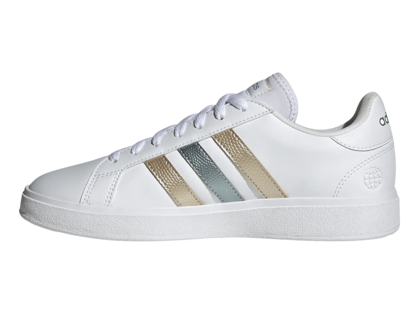 Tenis Adidas Grand Court Base 2.0 Blanco Para Mujer