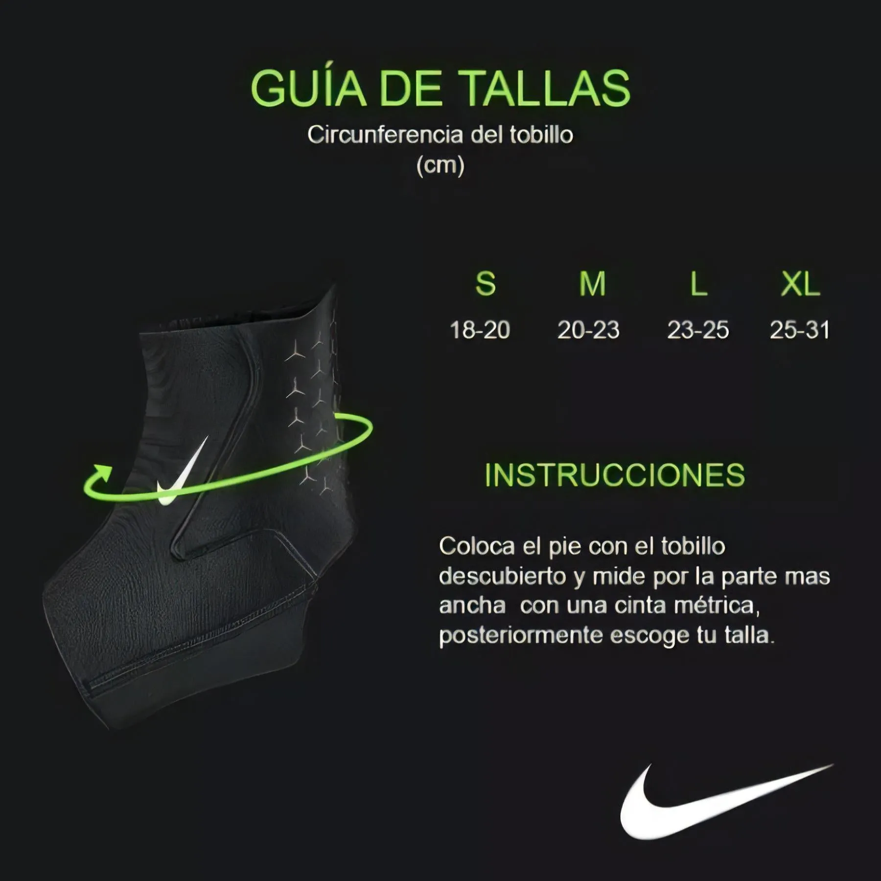 Tobillera Nike Pro Dri-Fit Ankle Sleeve