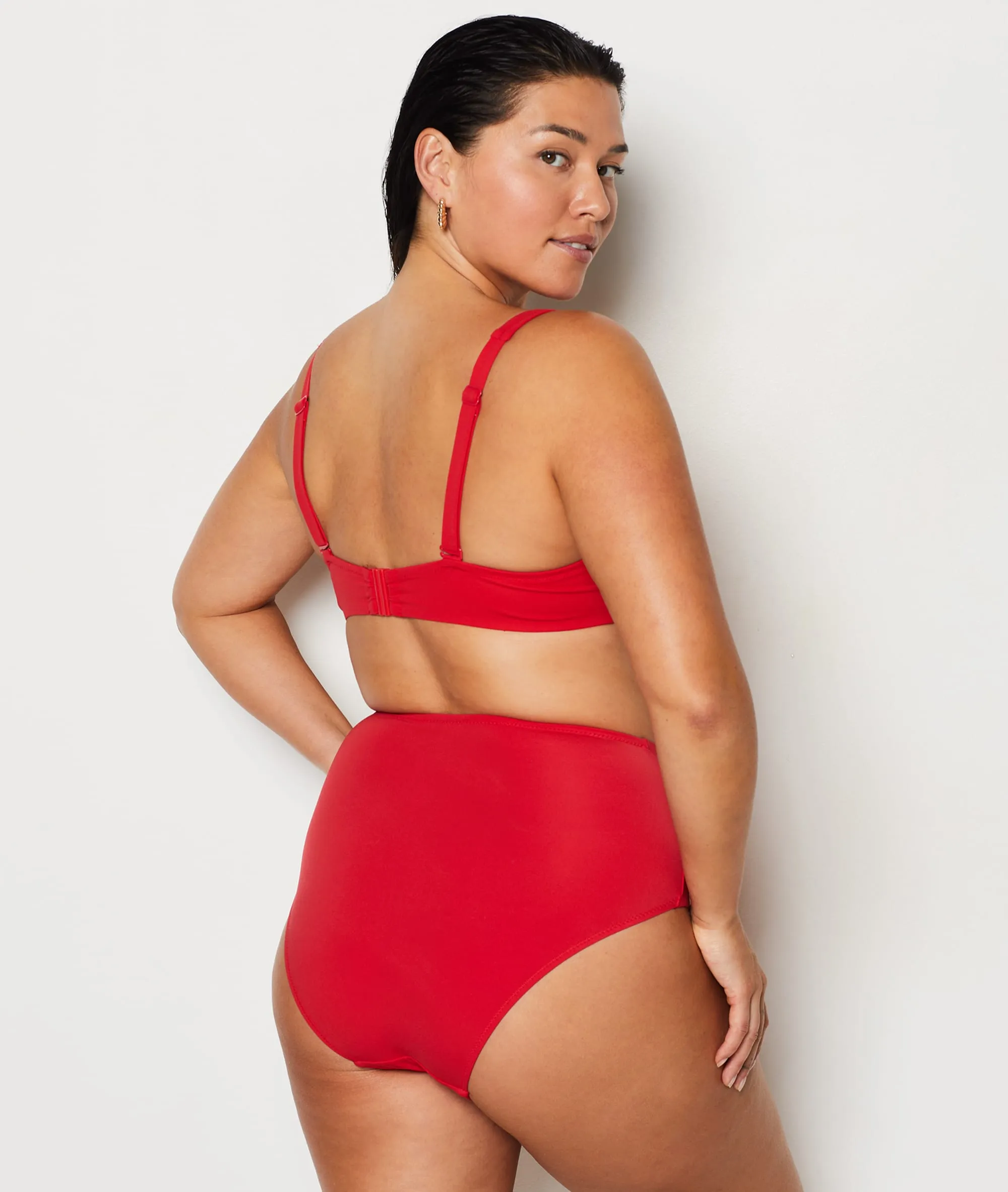 Triangle armaturé haut de maillot SCULPT LYC ROUGE - ETAM