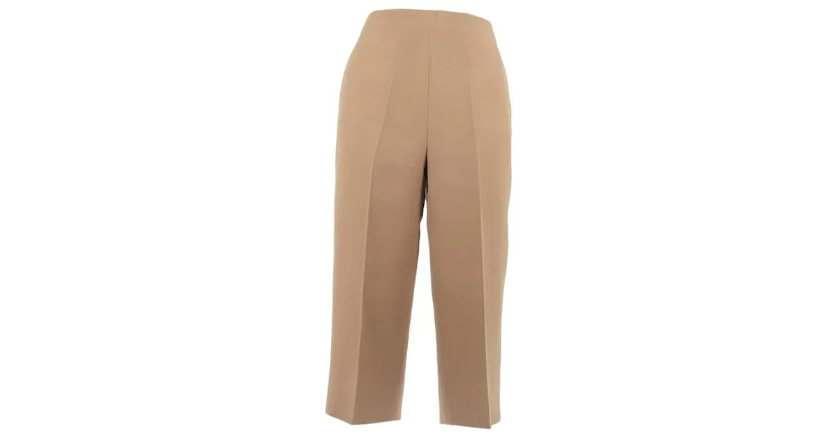 VALENTINO GARAVANI Pantalón T.ÉL 38 poliéster Castaño 