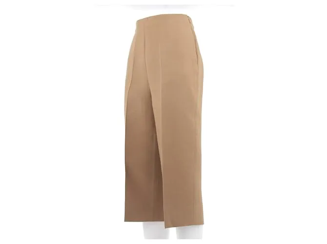 VALENTINO GARAVANI Pantalón T.ÉL 38 poliéster Castaño 