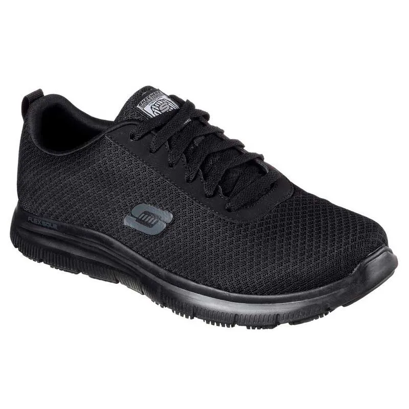 Zapatilla deportiva laboral negra Bendon Sr - Skechers