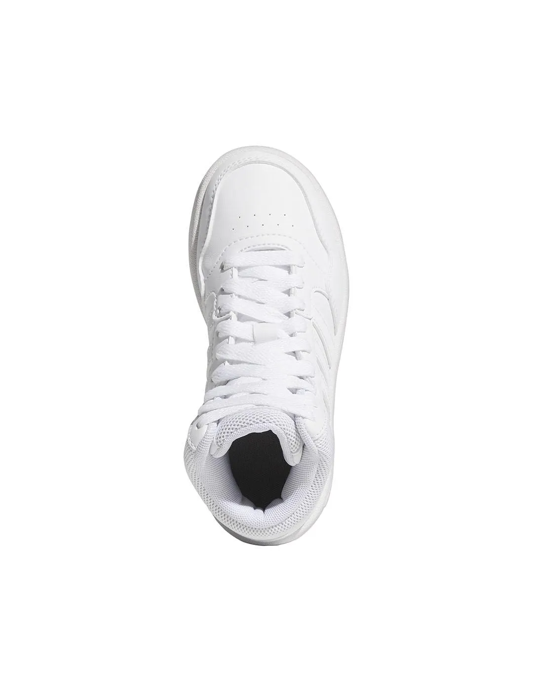 Zapatilla Junior adidas Hoops Mid 3.0 Blanco