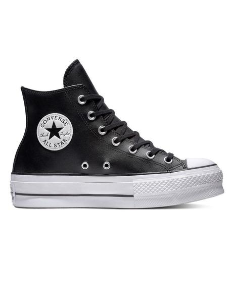 Zapatilla Mujer Converse Lift HI Piel Negro