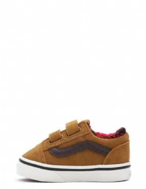 Zapatilla Vans Old Skool V en Camel para Bebe