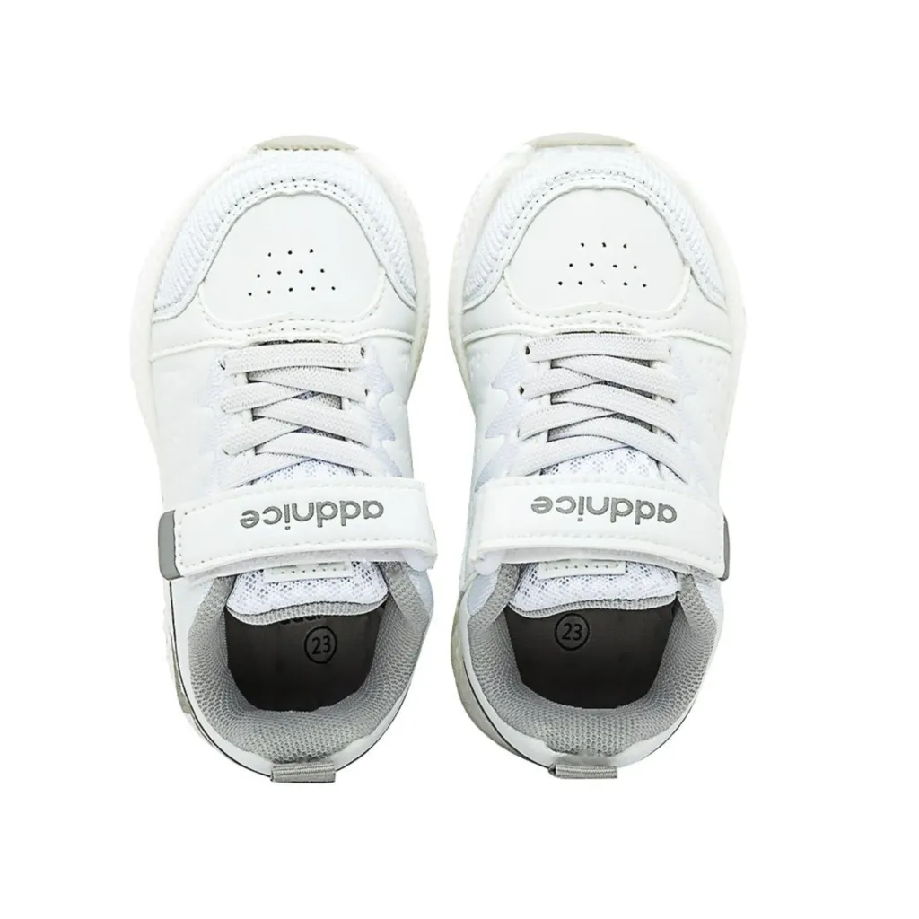 Zapatillas Addnice Con Velcro Niños Niñas 22 A 27 Blanco - Ray classic