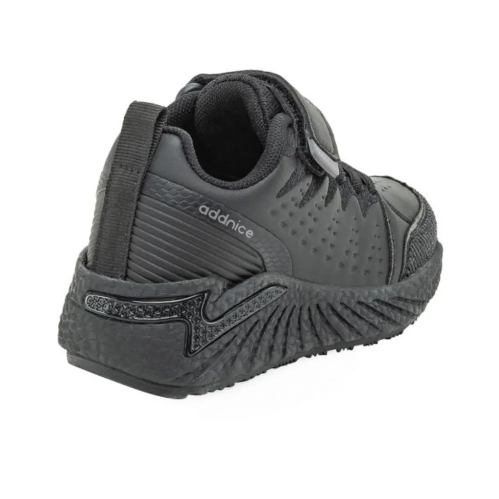 Zapatillas Addnice Con Velcro Niños Niñas 22 A 27 Negro - Ray Classic