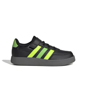 Zapatillas adidas Breaknet Lifestyle Court Elastic Lace Infantil Negro