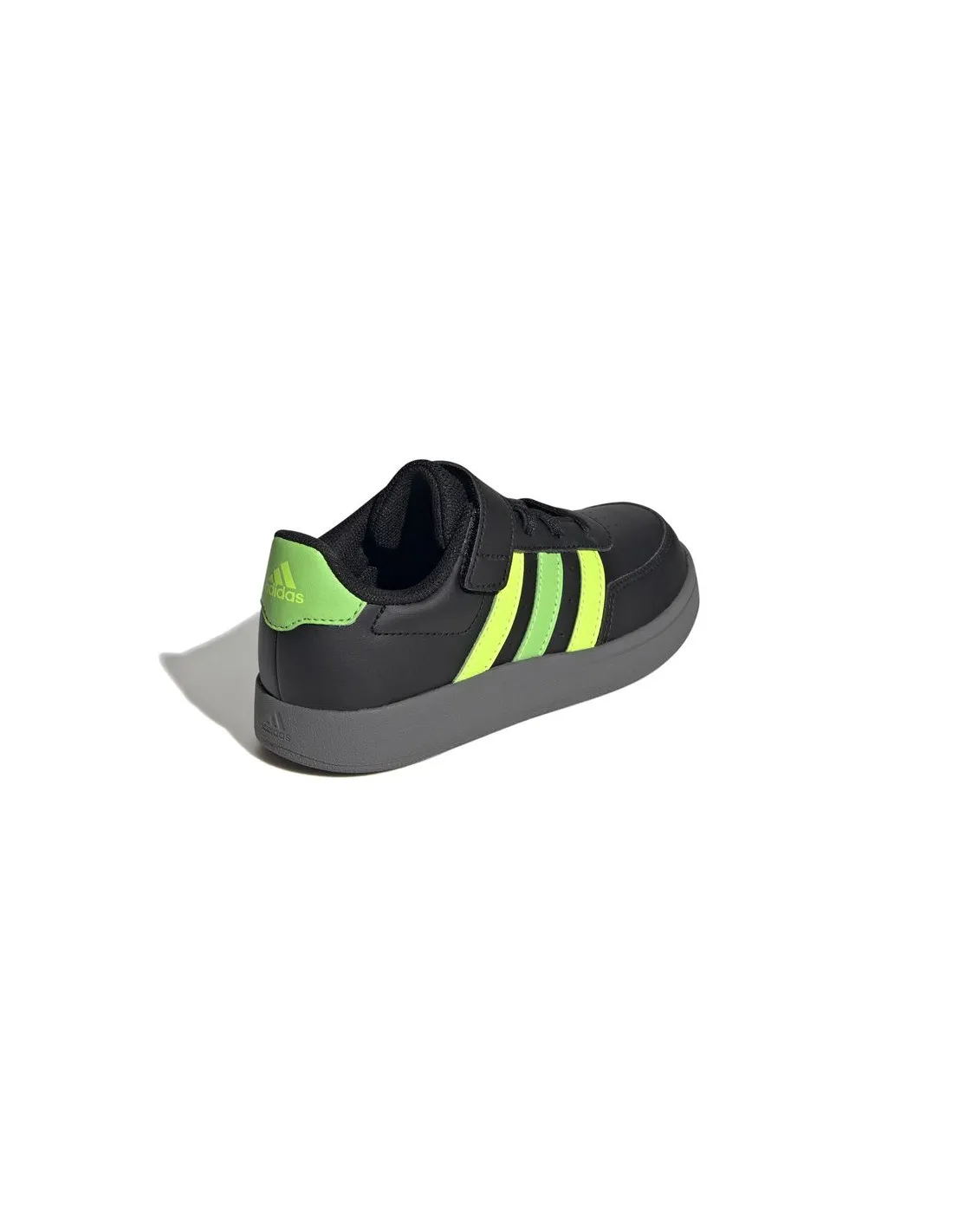 Zapatillas adidas Breaknet Lifestyle Court Elastic Lace Infantil Negro