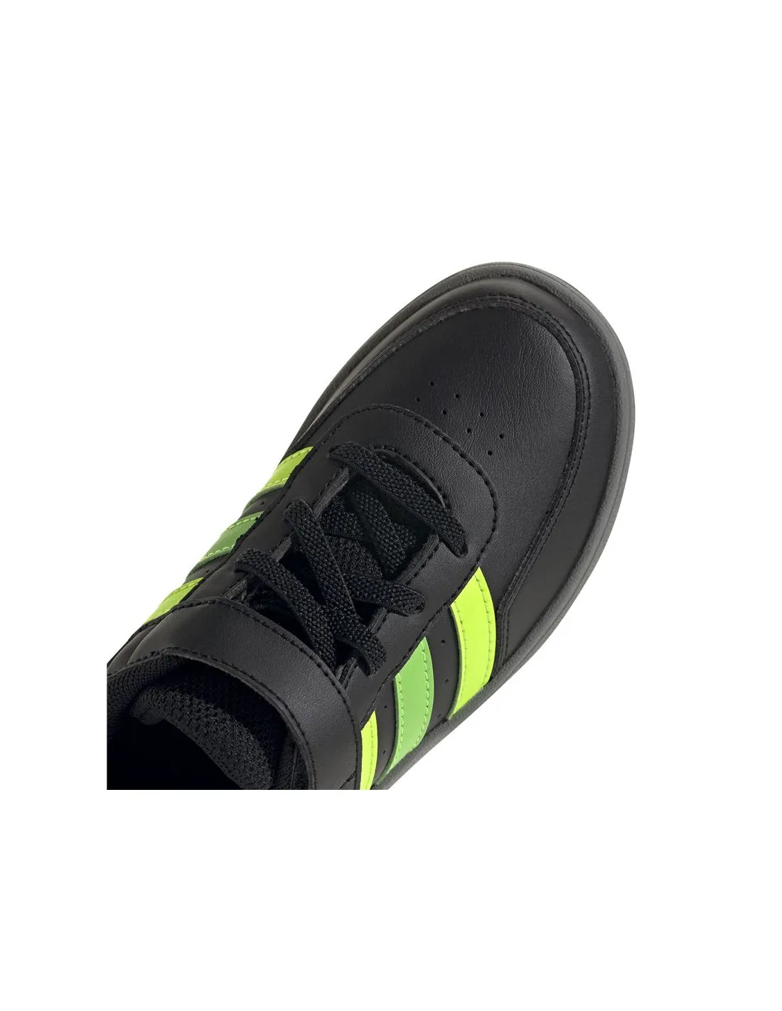 Zapatillas adidas Breaknet Lifestyle Court Elastic Lace Infantil Negro