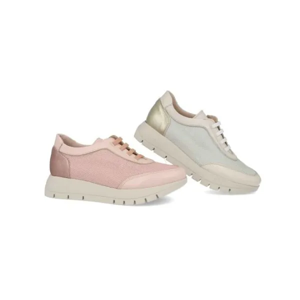 ZAPATILLAS BLANCAS VESTIR MUJER PIEL MOD. KAILA