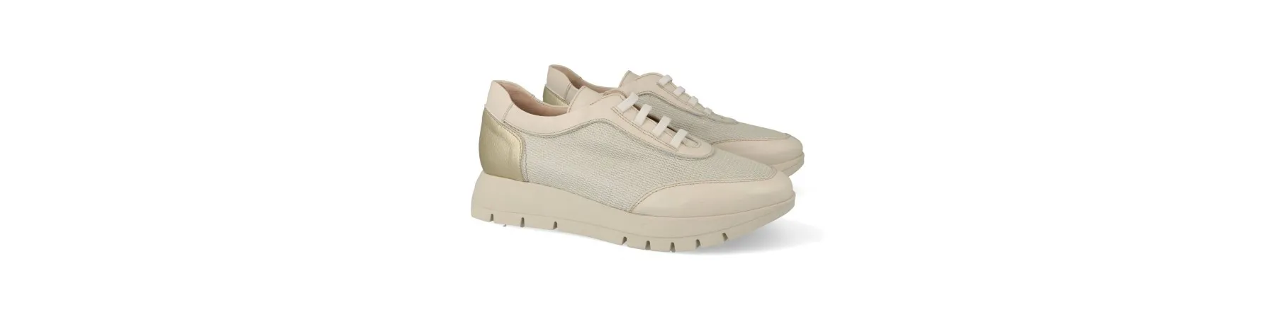 ZAPATILLAS BLANCAS VESTIR MUJER PIEL MOD. KAILA