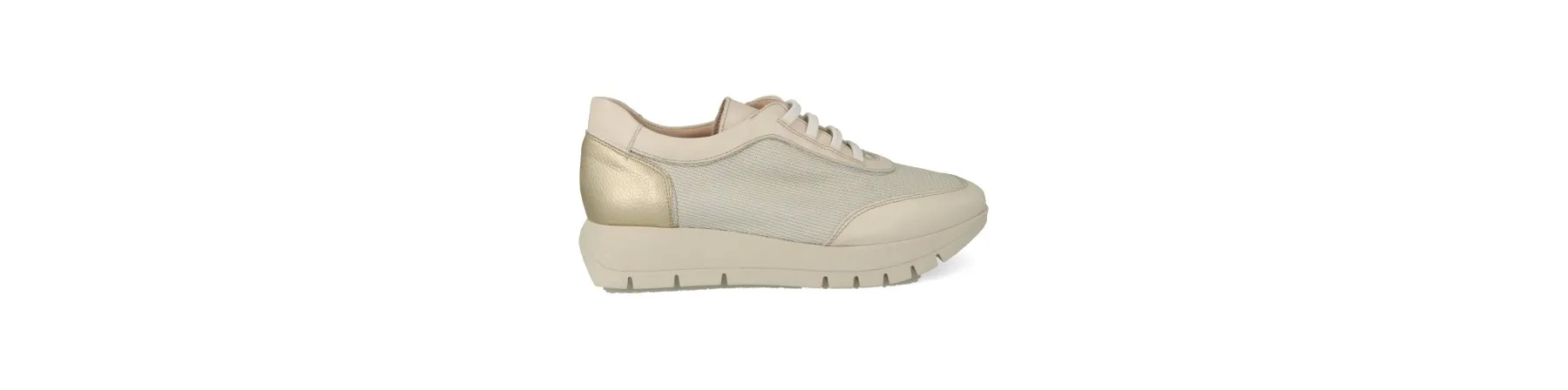 ZAPATILLAS BLANCAS VESTIR MUJER PIEL MOD. KAILA