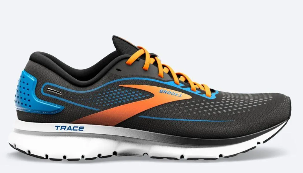 Zapatillas Brooks Trace 2 Negro/Naranja/Azul