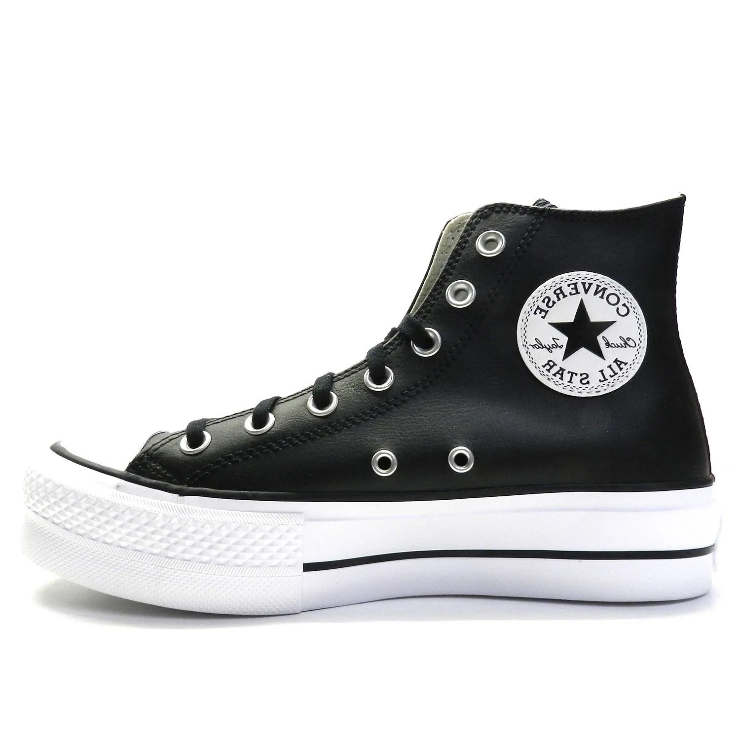 Zapatillas Converse Chuck Taylor All Star Platform Leather Negro