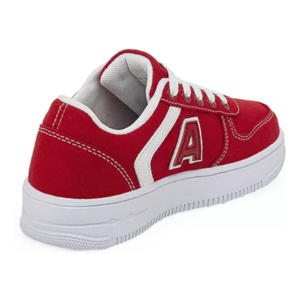 Zapatillas Dama Deportivas/Urbanas Addnice SKATE CANVAS Rojo - SKATECANVASD