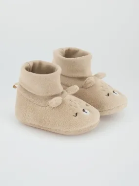 Zapatillas de casa 'oso' - BEIGE