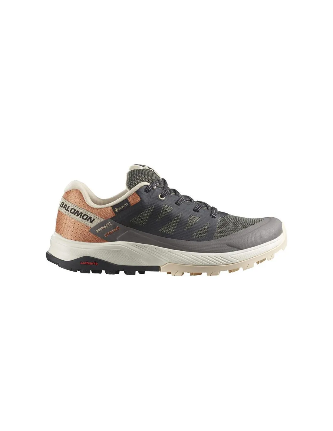 Zapatillas de Montaña Salomon Outrise Gore-Tex Gris/Negro Mujer