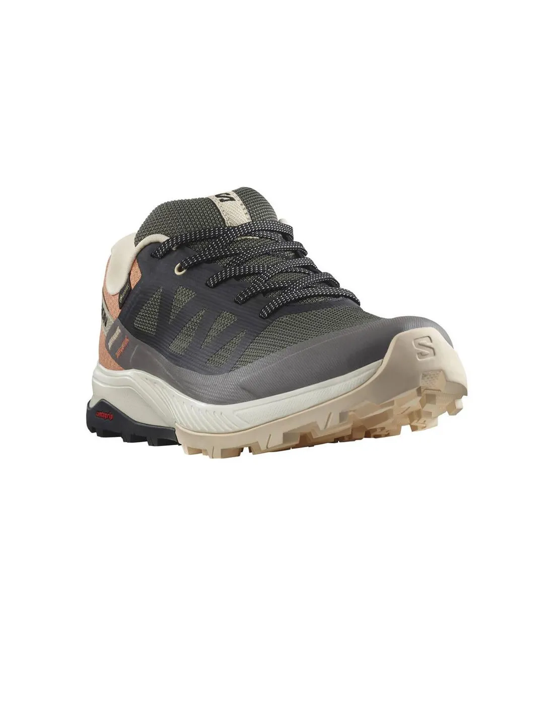 Zapatillas de Montaña Salomon Outrise Gore-Tex Gris/Negro Mujer